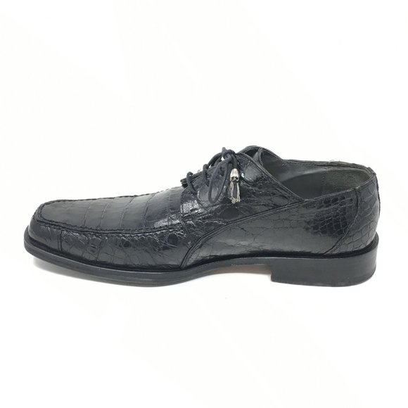 David Eden Oxfords Shoes Size 9.5 Black Crocodile main image 6